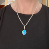 Pendants, Opal Reverses to Zia Symbol Round in Sterling - Gloria Sawin  Fine Jewelry 