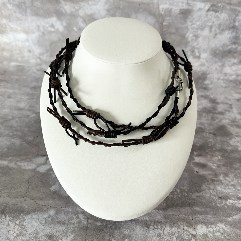 Barbed Wire Necklace - Bronx.fi webstore