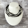 Leather Barbed Wire Necklace/Bracelet Sterling Clasp - Gloria Sawin  Fine Jewelry 