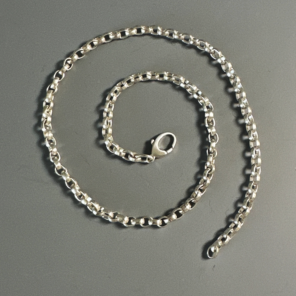 Chain, Oval Rolo Large Sterling - Gloria Sawin  Fine Jewelry 