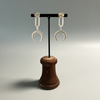 Earrings, Paperclip Naja Sterling