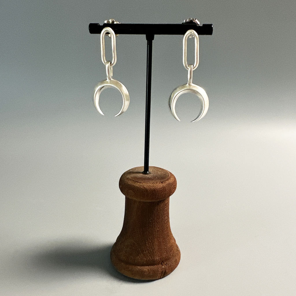 Earrings, Paperclip Naja Sterling