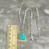 Pendant, Opal Heart Small - Gloria Sawin  Fine Jewelry 