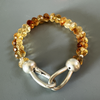 Bracelets, Citrine  Beads in Sterling - Gloria Sawin  Fine Jewelry 