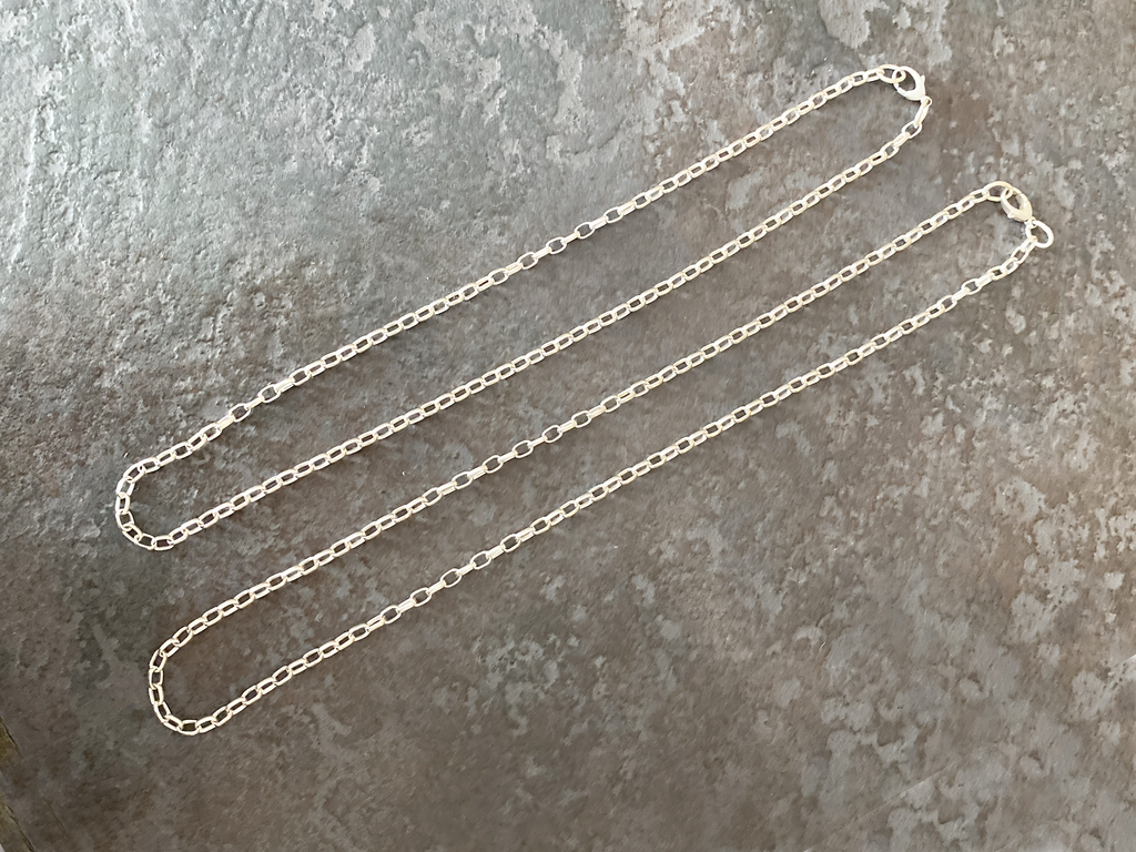 Chain, Oval Rolo Small Sterling - Gloria Sawin  Fine Jewelry 