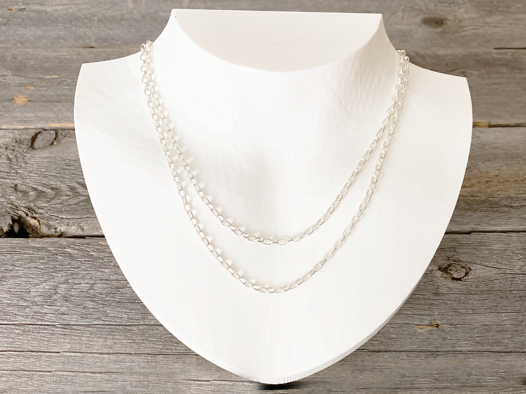 Chain, Oval Rolo Small Sterling - Gloria Sawin  Fine Jewelry 