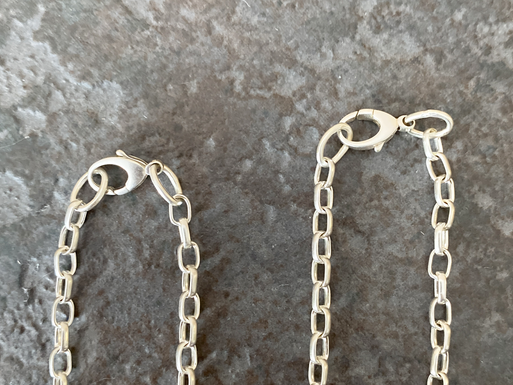 Chain, Oval Rolo Small Sterling - Gloria Sawin  Fine Jewelry 