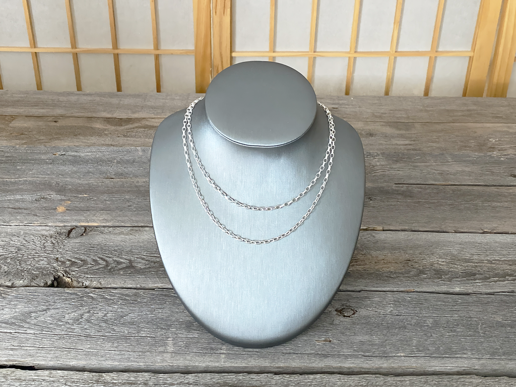 Chain, Oval Rolo Small Sterling - Gloria Sawin  Fine Jewelry 