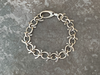 Chain, Wishbone Oxidized Bracelet in Sterling