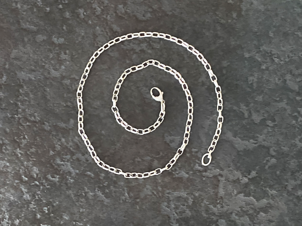 Chain, Oval Rolo Small Sterling - Gloria Sawin  Fine Jewelry 