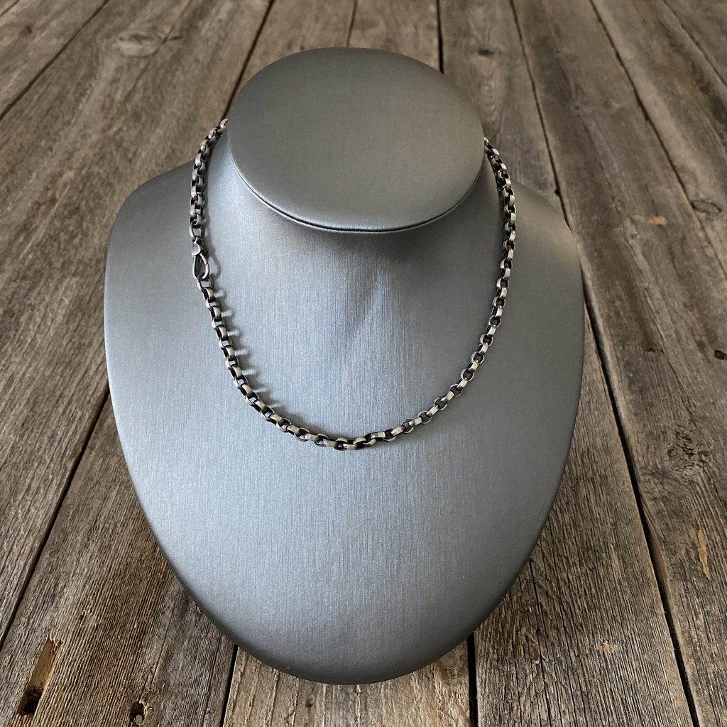 Chain, Oval Rolo Small Sterling - Gloria Sawin  Fine Jewelry 