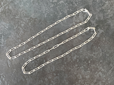 Chain, PaperClip Sterling - Gloria Sawin  Fine Jewelry 