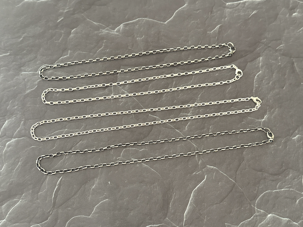Chain, Oval Rolo Small Sterling - Gloria Sawin  Fine Jewelry 