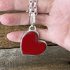 Pendant, Rosarita Heart Large in Sterling - Gloria Sawin  Fine Jewelry 