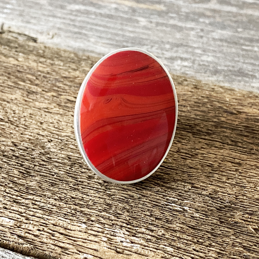 Heavy Duty Rings, Rosarita Large Oval - Gloria Sawin  Fine Jewelry 