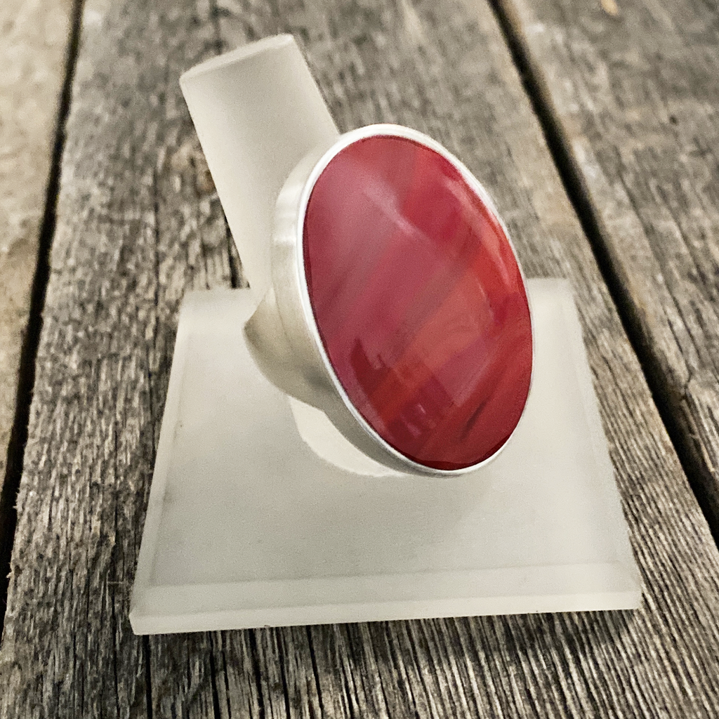 Heavy Duty Rings, Rosarita Large Oval - Gloria Sawin  Fine Jewelry 