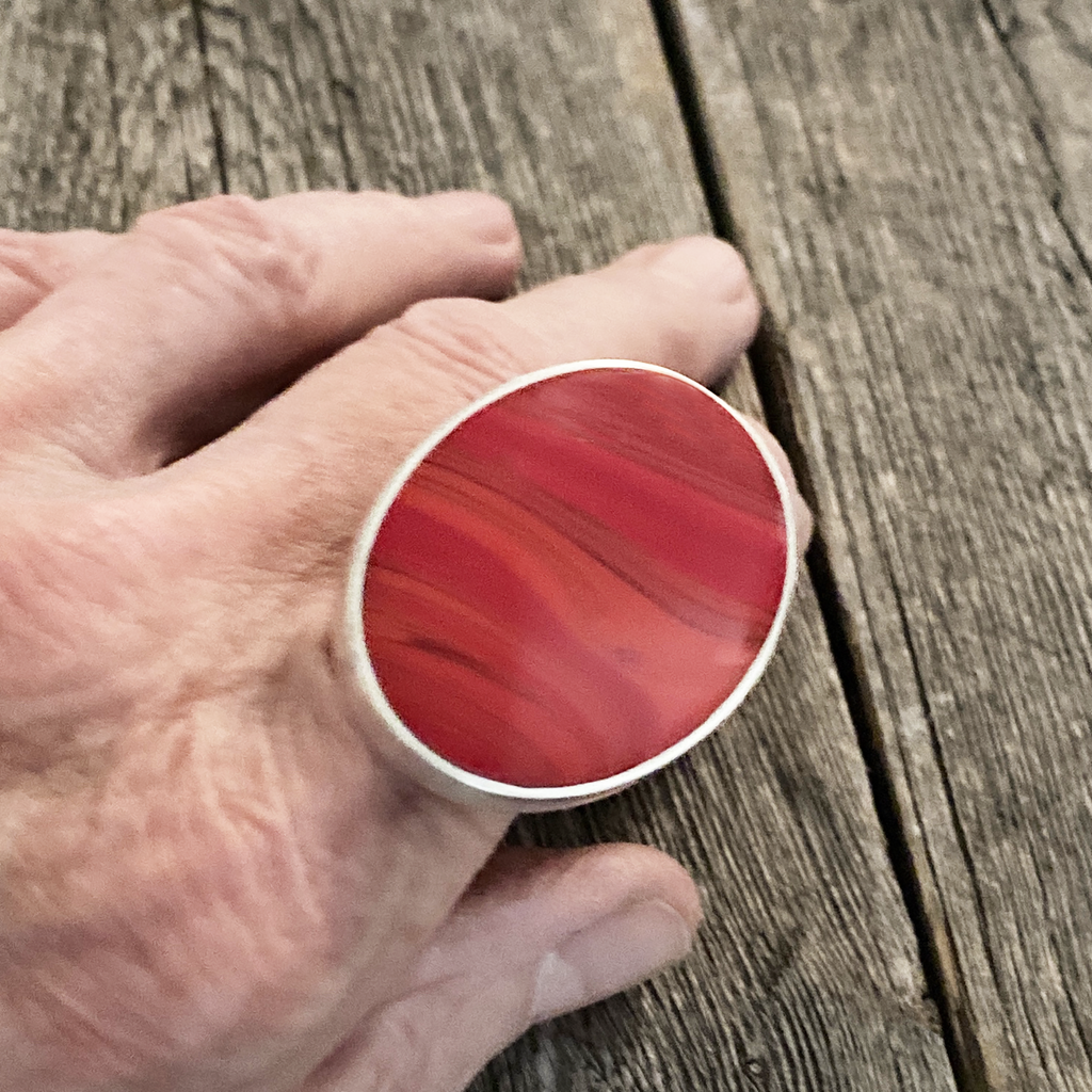 Heavy Duty Rings, Rosarita Large Oval - Gloria Sawin  Fine Jewelry 